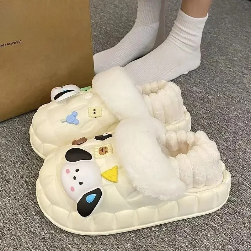 (Sweat dog) white back bag