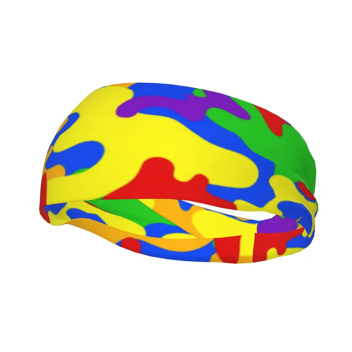 

LGBT Camo Men Sweatband Headband Non-slip Fitness Sport Hair band Gay Pride Bisexual Lesbian Queer Asexual Bandage