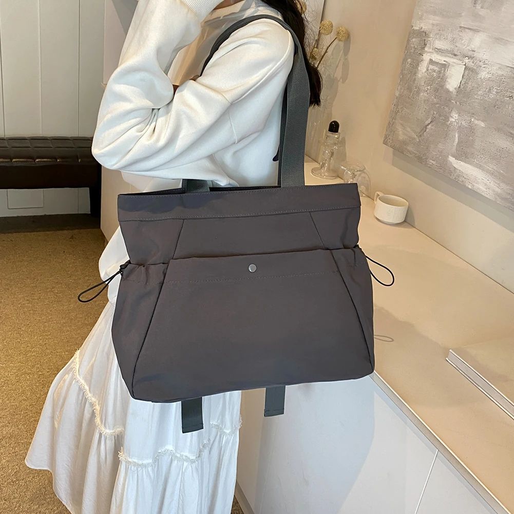 Tote Bag for Women Shoulder Bag Summer Beach Gym Bags Side-Cinch Nurse Bags Causal Handbag Purse for Travel Work Shopping Bag