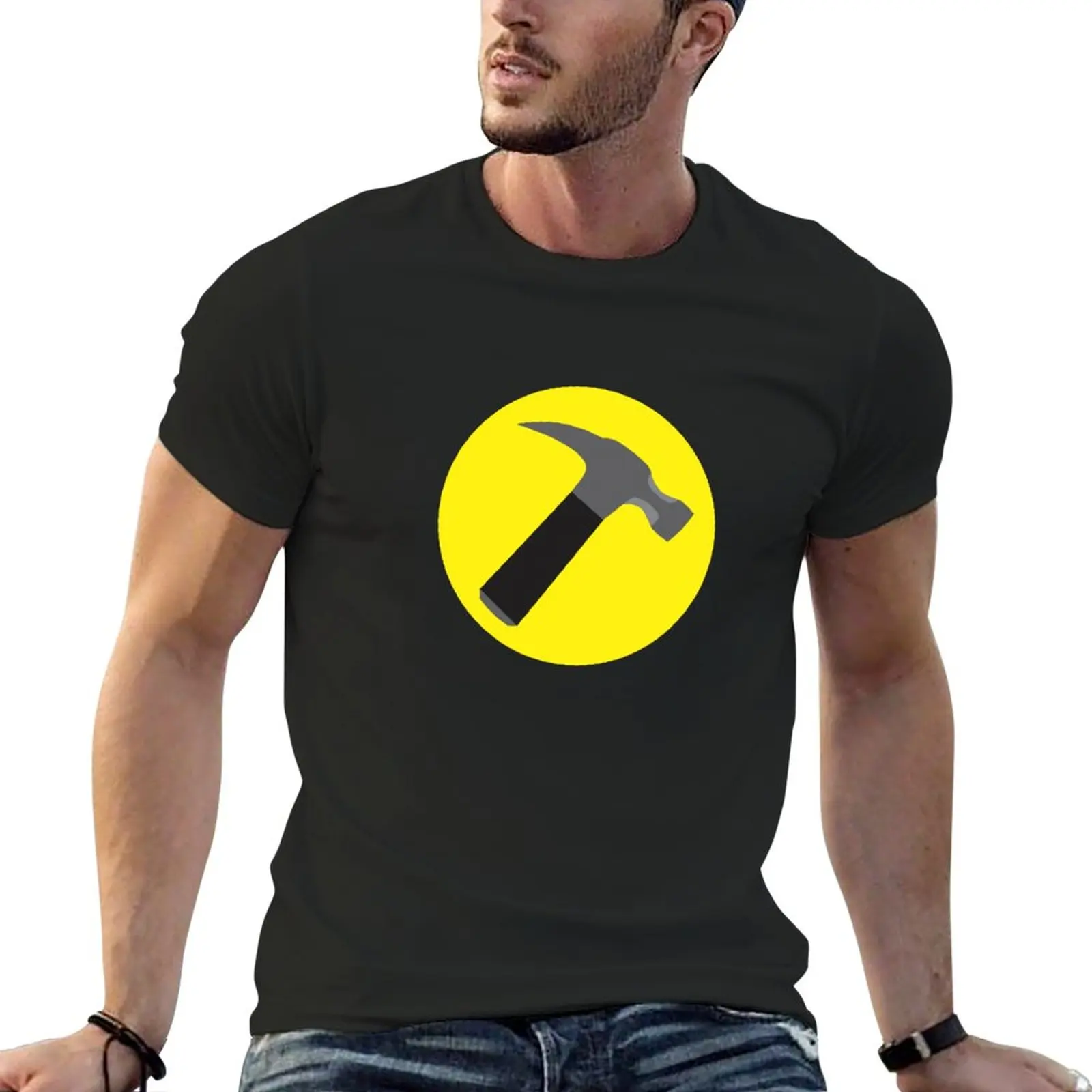 

Captain Hammer T-Shirt plus size tops vintage clothes customizeds mens graphic t-shirts big and tall