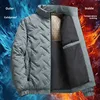 Thickened Cotton Jacket Men's Casual Winter Outerwear Youth Versatile Style Cotton Coat Loose Fit Chinese Brand AE Stock