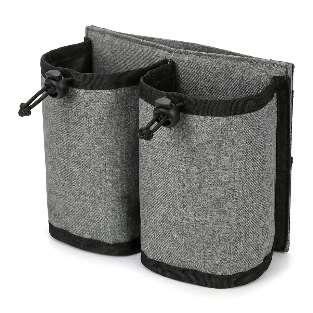 mit Flaschen-Organizer, Gepäckgriff-Tasche, Oxford-Stoff, tragbarer Koffer, 2 Getränkehalter, universeller Getränketräger, Reisezubehör – Detail 10