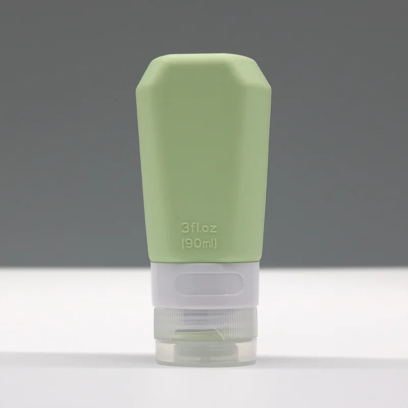 90ML Portable Silicone Travel Refill Bottle Shampoo Lotion Soap Liquid Refill Empty Bottle Skin Care Products Storage Container
