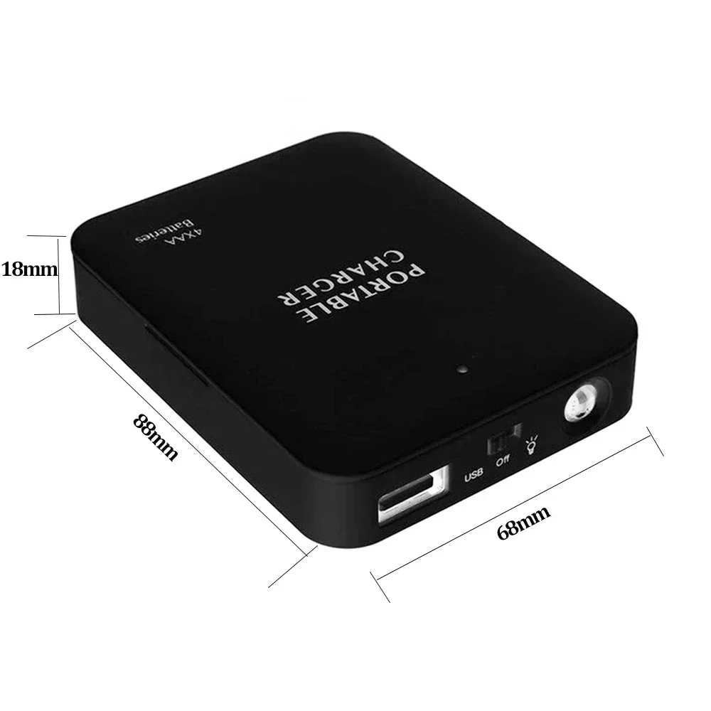 4-AA USB Portable Power Bank 6