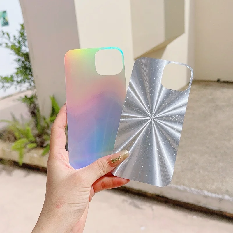 Luxury Gradient Glitter Bling Laser Cardboard Accessory