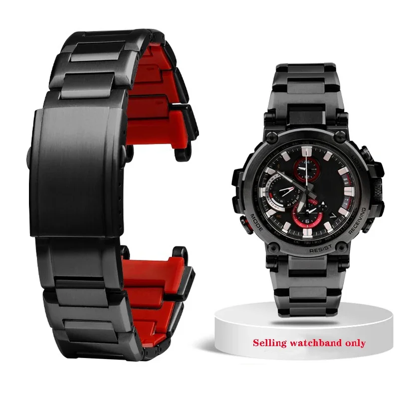 Cinturino Per Accessori Per Orologi In Acciaio Inossidabile Massiccio 316L Per Casio G-Shock Mtg-B1000 Mtg-G1000 Cinturino Per Orologio Bracciale In M