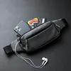 QUESHARK 4 Pockets Large Capacity Outdoor Sports Waist Bag Waterproof Close-fitting Running Bag Anti-theft Cash Register Bag 3