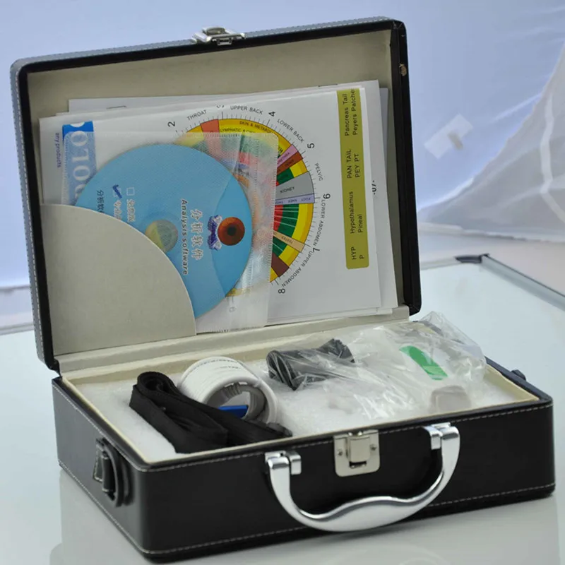 새로운 12MP USB Iriscope Iris Analyzer iris 스캐너 Iridology 카메라, 프로 Iris 소프트웨어 포함
