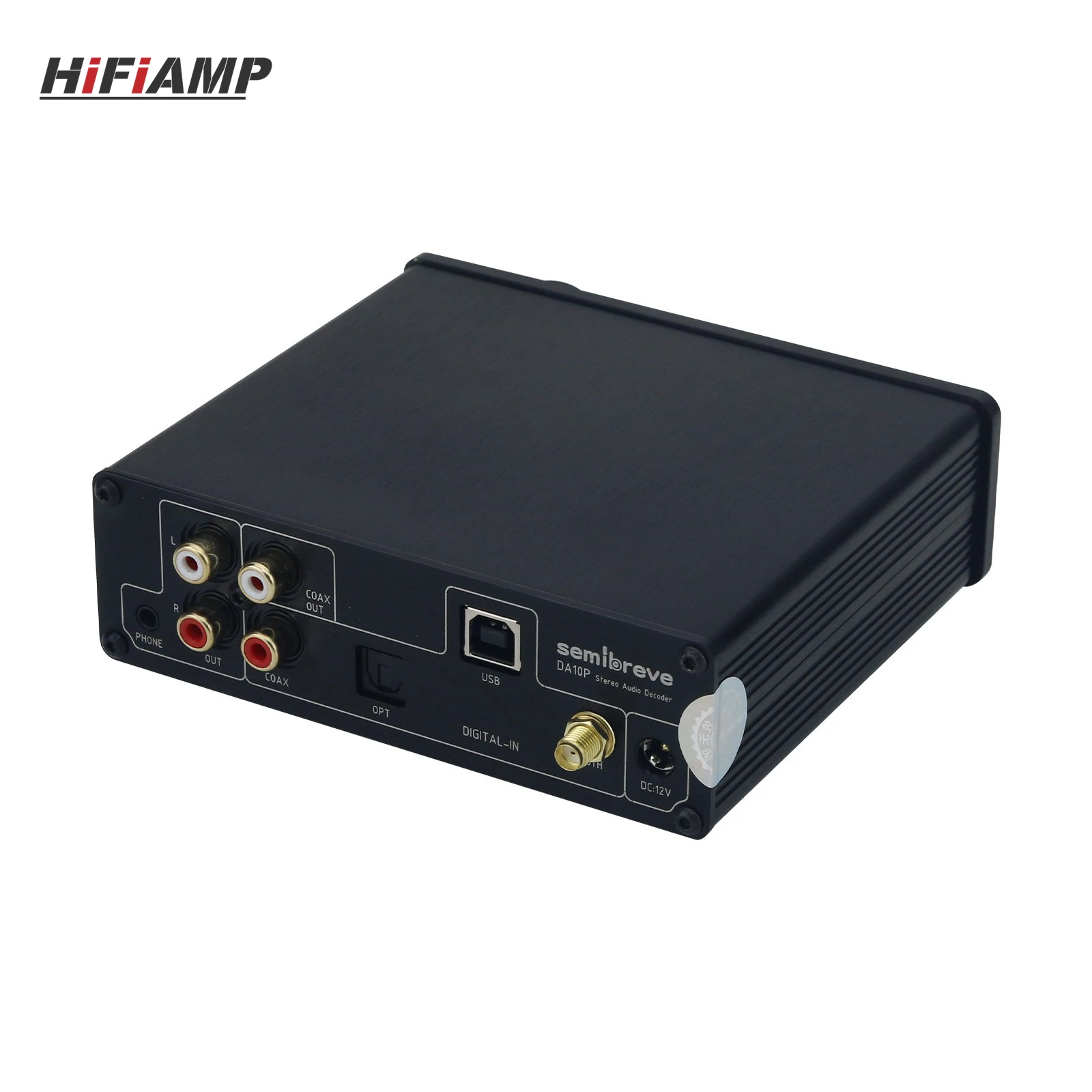 HiFiAMP 세미브레브 DA10P 듀얼 ES9039Q2M 스테레오 오디오 디코더 DSD512 QCC3095 블루투스5.4 하이파이 DAC