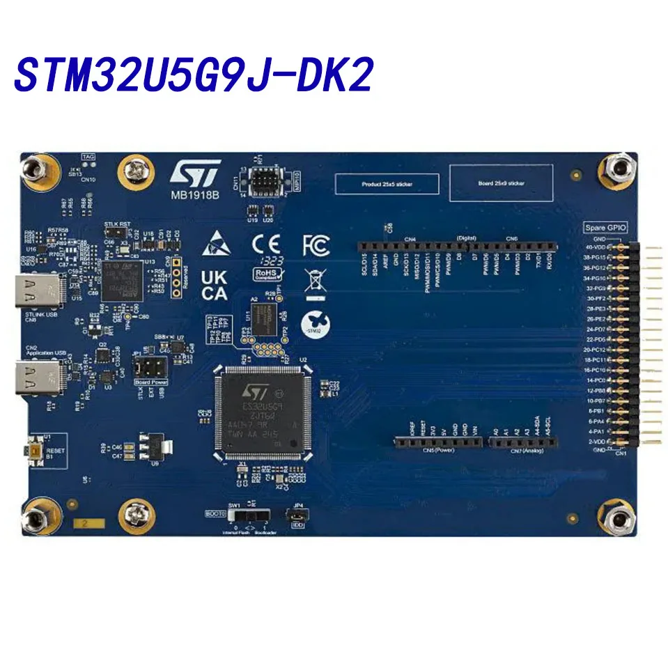 

STM32U5G9J-DK2 DISCOVERY KIT с STM32U5G9ZJT6 Cortex®-M33 MCU 32