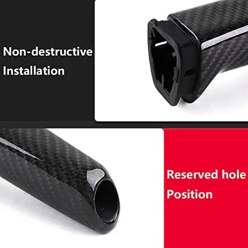 Universal Carbon Fiber Pattern Handbremsgriff Abdeckung For BMW X1 1 2 3 4 Series GT M4 G30 F30 F20 F10 E36 E39 E46 E60 E90 E50