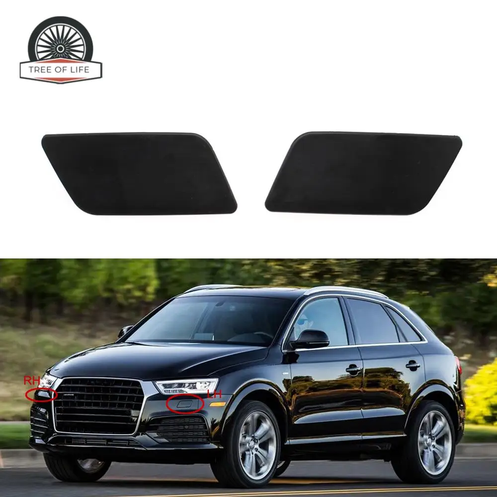 

Для Audi Q3 2016 2017 2018, передний бампер, фонарь с водяной крышкой 8U0955275E 8U0955276E 8U0 955 275E 8U0 955275E