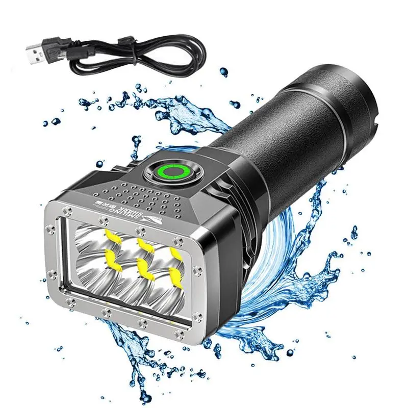 

Led Flashlights USB Rechargeable LED Brightest Flashlight Waterproof Zoomable LED Torch Light For Camping Hiking