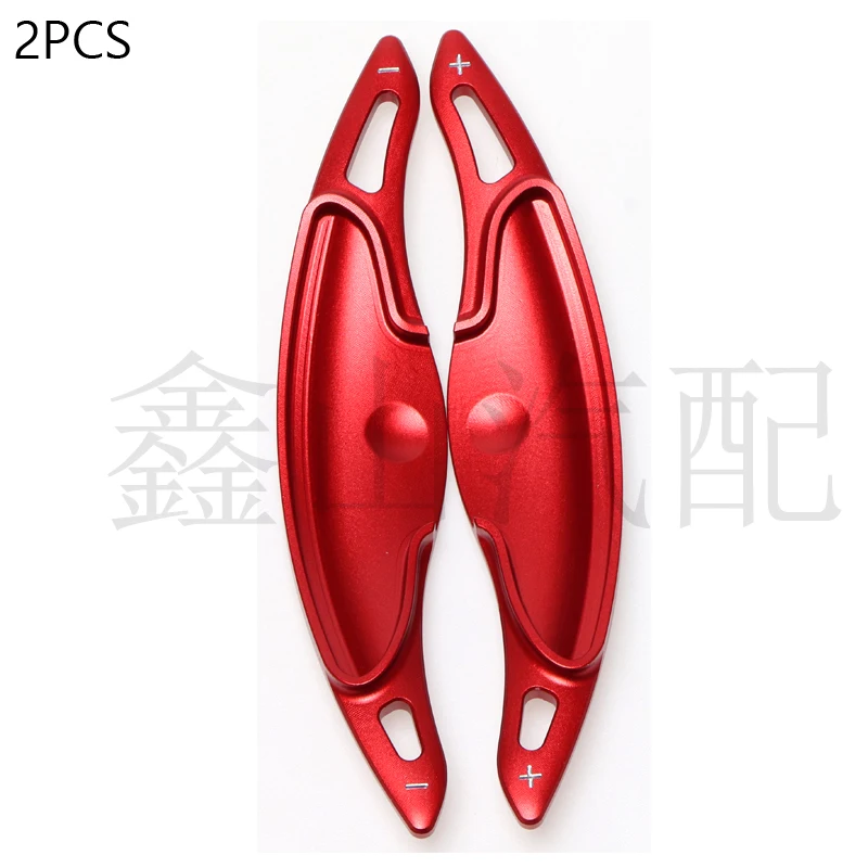 For Hyundai Elantra N Line -22 Red Paddle Shifter Extensions Aluminum Metal Steering Wheel Paddles Shifters