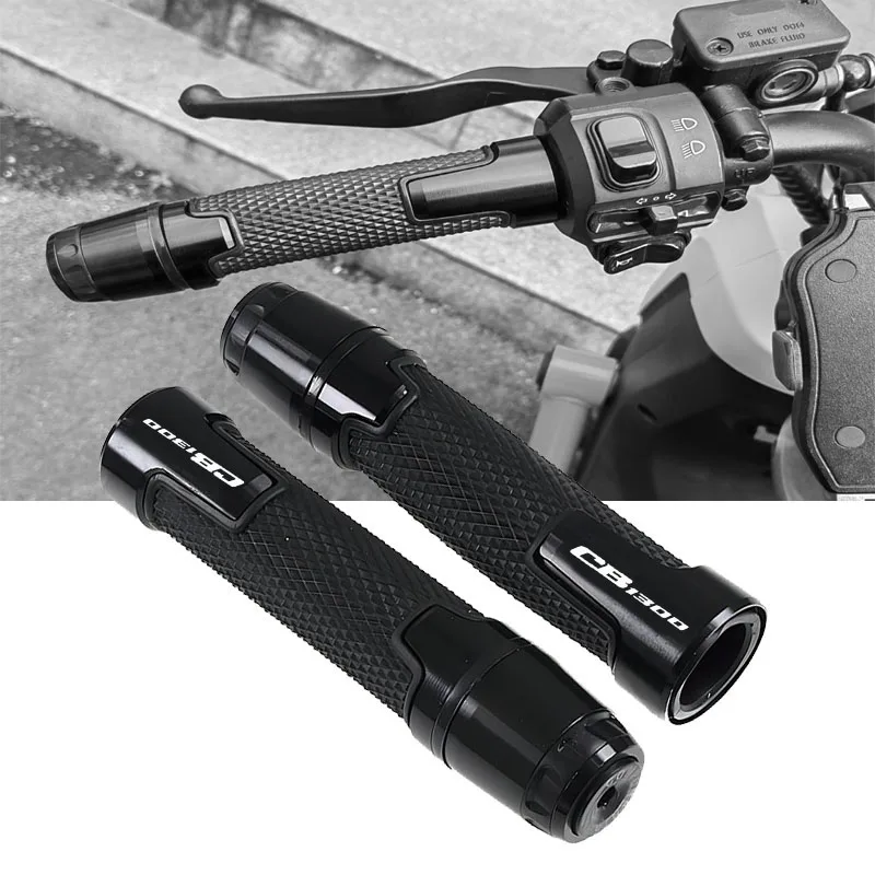 

CB1300 Motorcycle Accessories For HONDA CB 1300 CNC 7/8" 22mm Handle Grip Ends Handlebar Grips