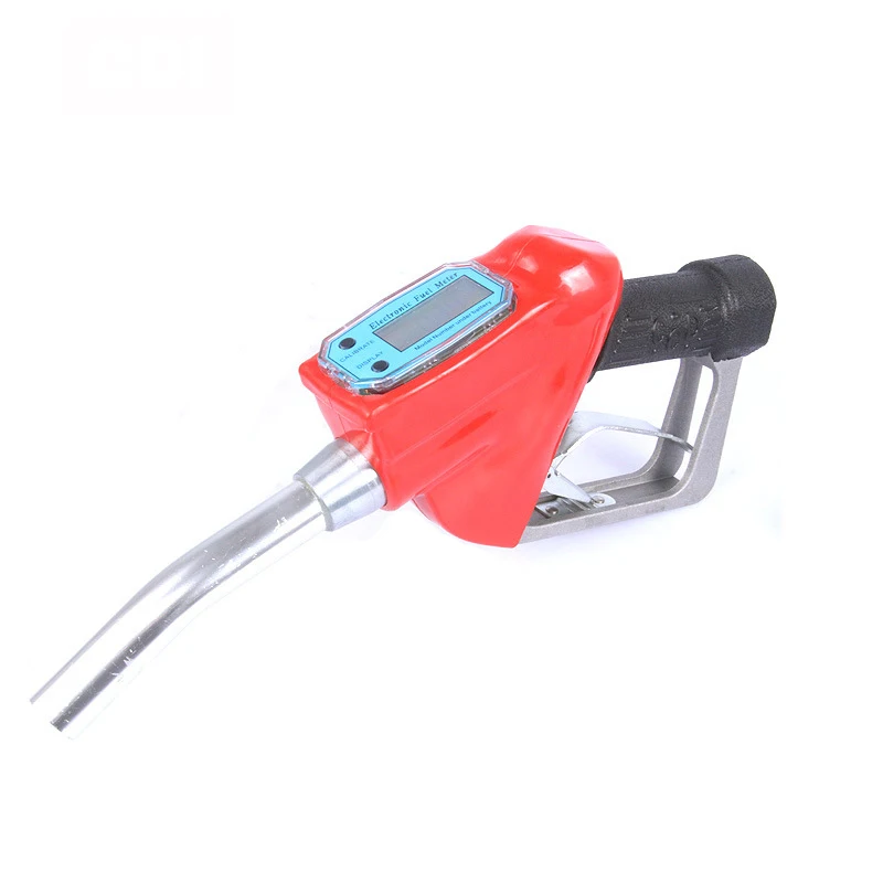 

Gasoline Diesel Spray Gun Digital Display Flowmeter Adjustable Methanol Chip Electronic Metering Turbo Fuel Refuel Indicator Gun