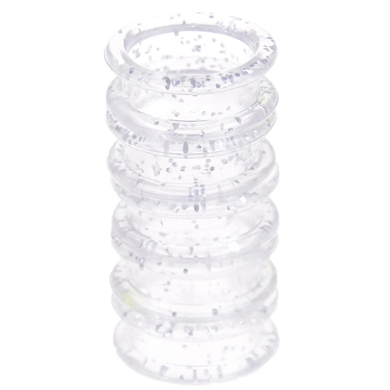 5 pçs/set sílica gel tesoura de cabelo anel corte barbeiro círculo tesouras cabeleireiro