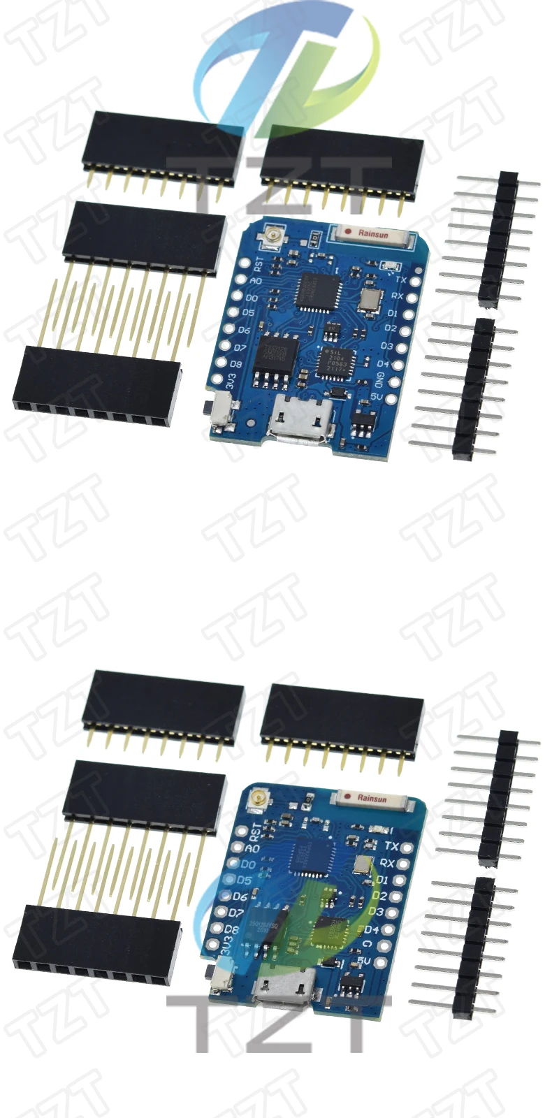 WEMOS D1 Mini Pro 4M 16M Bytes Externer Antennenanschluss NodeMCU-basierter ESP8266 ESP-8266EX CP2104 WIFI-Entwicklungsboard Micro – Detail 5
