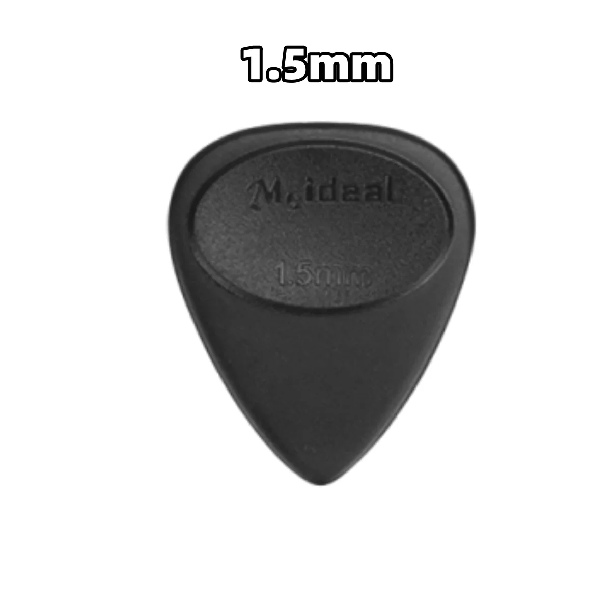 Meideal Gitarrenplektrum, rutschfest, matt, langlebiges ABS-Plektrum, 0,46 bis 1,5 mm Dicke, für E-Gitarre, Bass, Ukulele, Playin – Detail 12