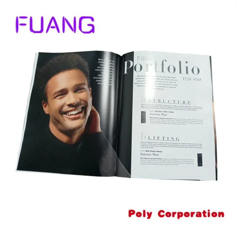 

Custom Professional Custom Full Color Fashion Magazine Book Brochure Printing