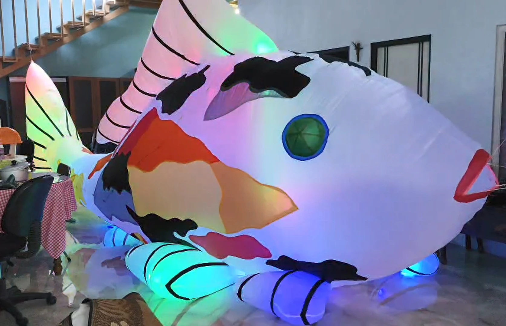 LEDs lights for 8M koi fish kite for the night flying but not including the kite with super hight brightness 5