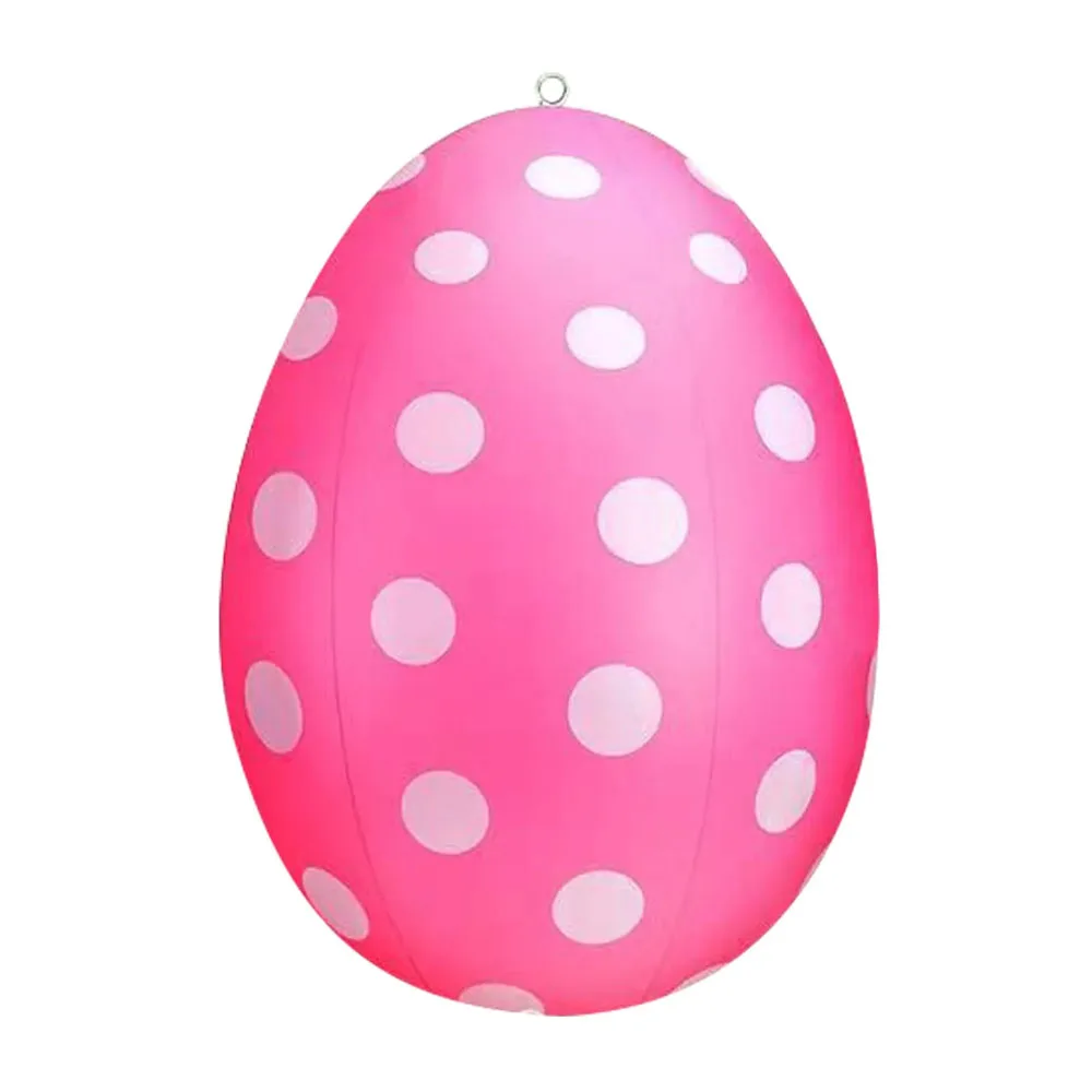 Uovo Gigante Gonfiabile Di Pasqua 1,2 M – Decorazione Esterna Con Luci LED, Impermeabile - 3