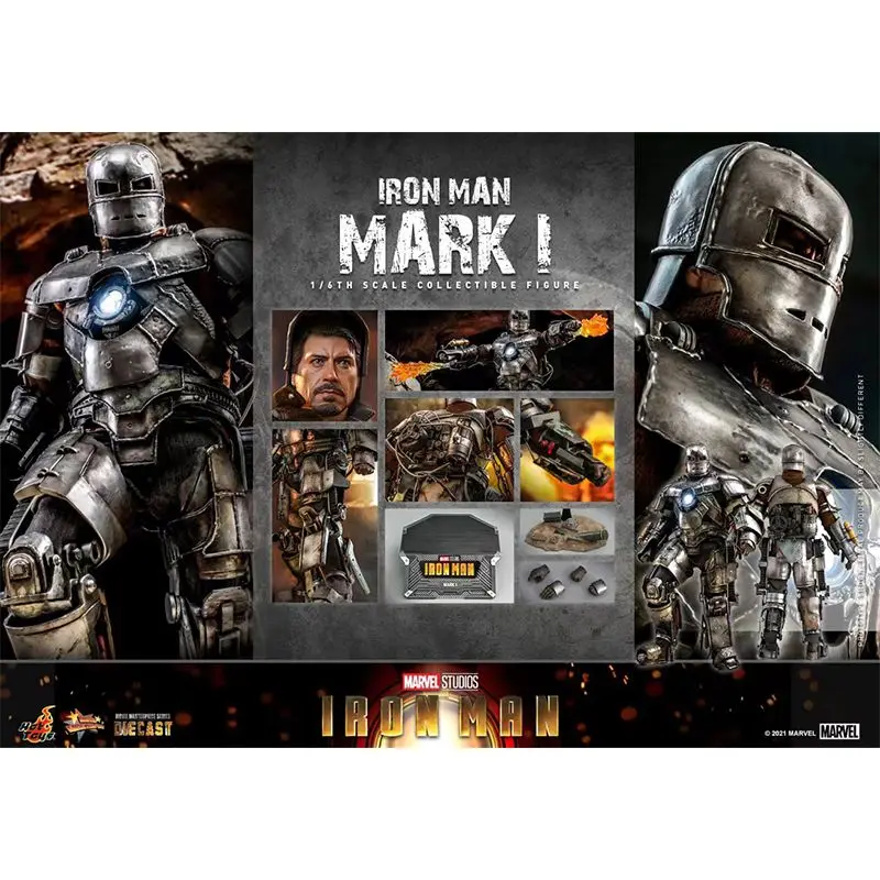 

Original HOTTOYS MMS605D40 IRON MAN MARK 1 1:6 Alloy In Stock Anime Figures Collecton Model Toys