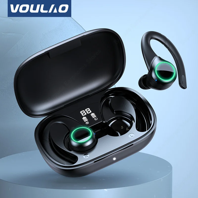 Беспроводные наушники с микрофоном TWS Bluetooth 5 2 шумоподавлением Hi-Fi басовые