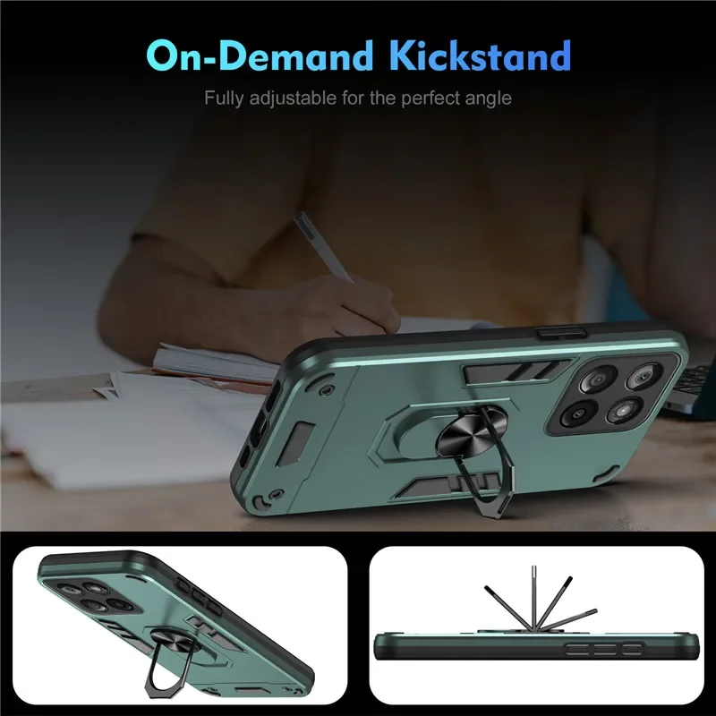 Ring Bracket Armor Shockproof Protective Phone Case