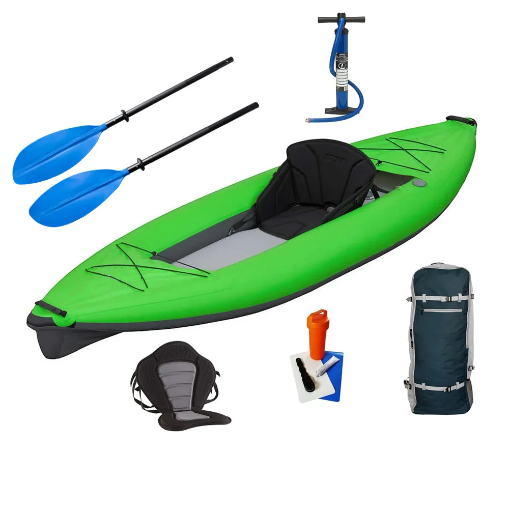 Wholesale Custom 2 Person Inflatable Dropstitch Canoe Foldable Kayak ...