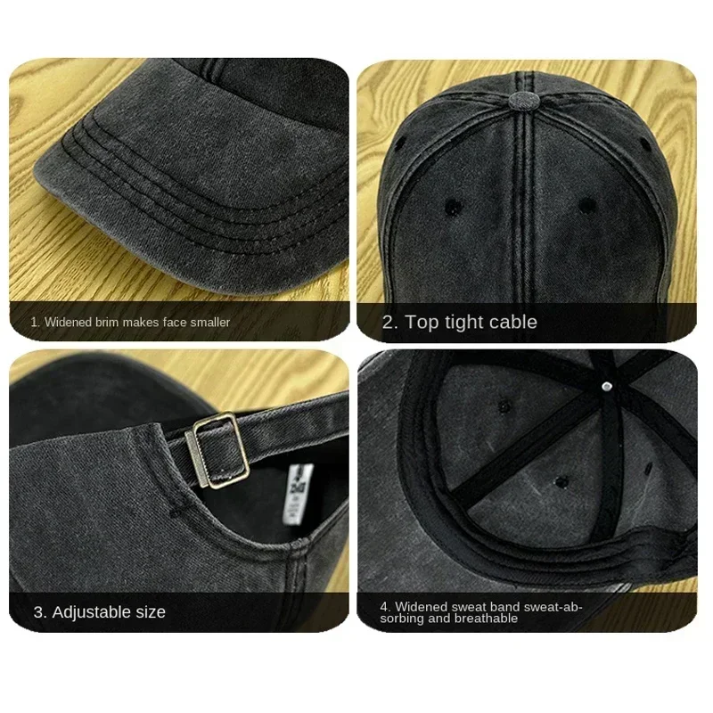 Vintage OceanGate Safety Technician Baseball Caps Unisex Style Cowboy Washed Headwear Outdoor All Seasons Travel Hats Best Gift 6