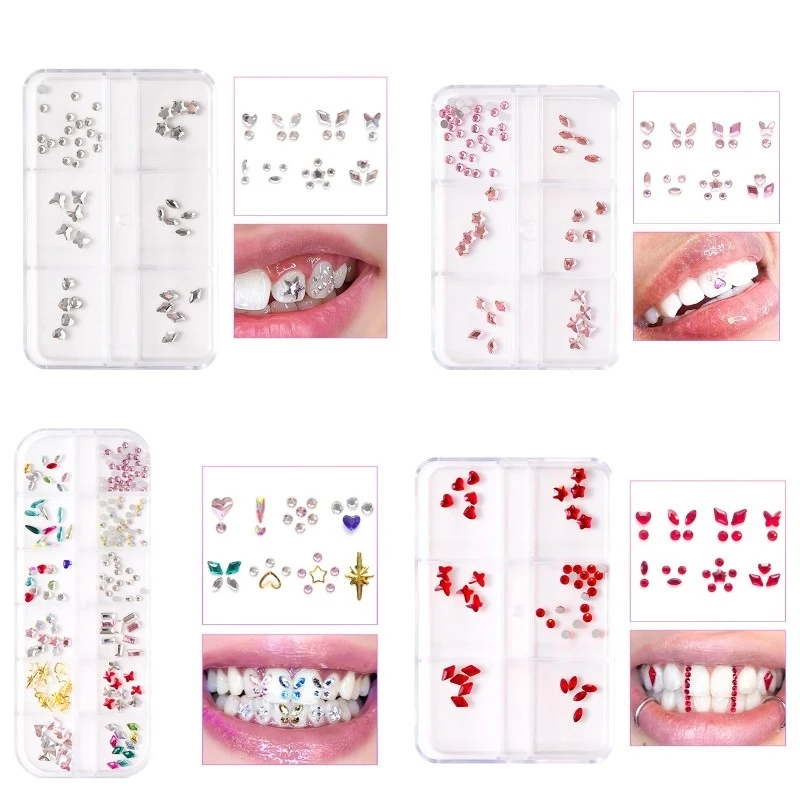 

1 Набор, модные драгоценные камни для зубов