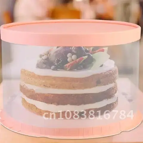 

Plastic Cake Boxes 1 Pc Paper Lid Boxes For Wedding Cake Packaging Kitchen Storage Box Birthday Party Gift Box