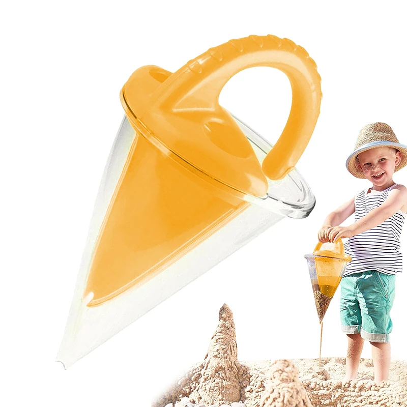 Children's Outdoor Beach Toys Funnel Shaped Plastic Outdoor Garden Irrigation Accessories Watering Storage Sand Digging Tools garden tools