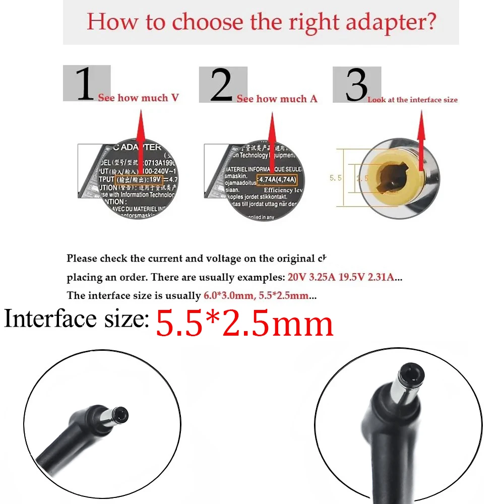 Asus PA-1650-78 Adaptateur CA originale | Chargeur PA-1650-78