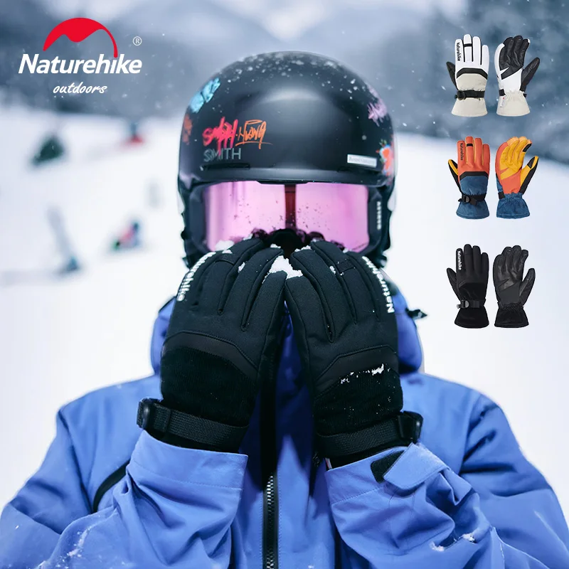 Guanti invernali unisex in lana calda touch screen termici morbidi antiscivolo guanti da sci per
