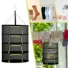 4 Layer Drying Net Herbs with Zips Fish Hanging Basket Folding Anti-Fly Fine-Grained Grid Drying for Fish/Vegetables/Fruit/Herbs 5