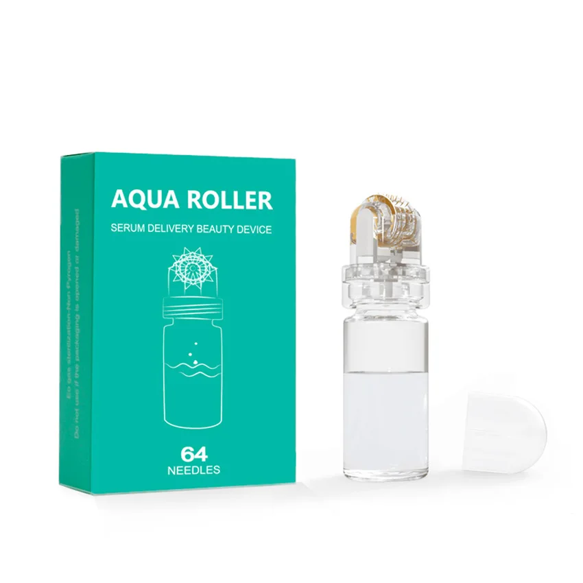 Rullo Microneedle Rullo Ago Solubile In Acqua Microneedling 64 Pin Microneedle Derma Roller Siero Essenza Infusione Cura Della Pelle