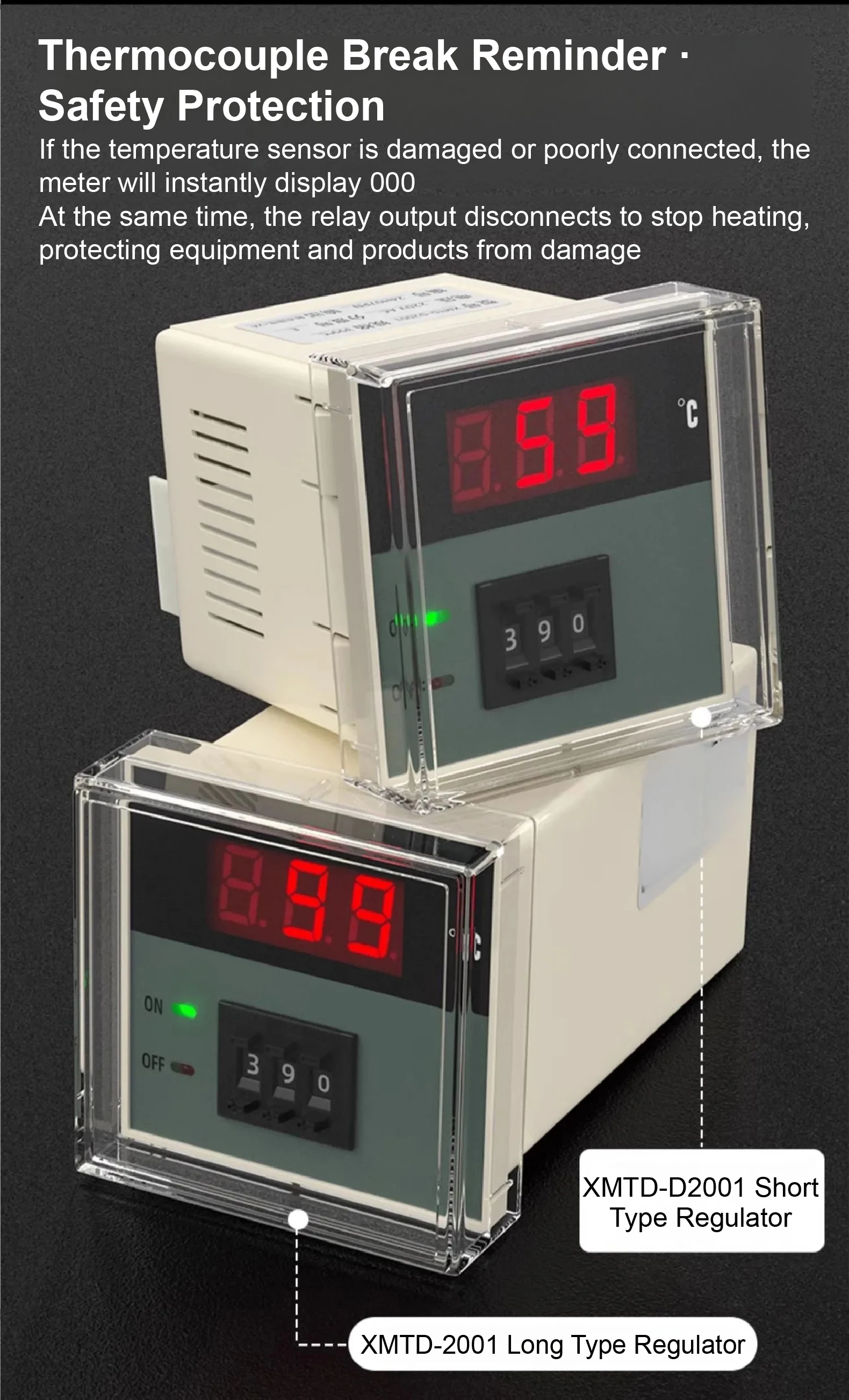 XMTD-2001 Digital Temperature Controller Thermostat 220V 380V K Type PT100 399℃