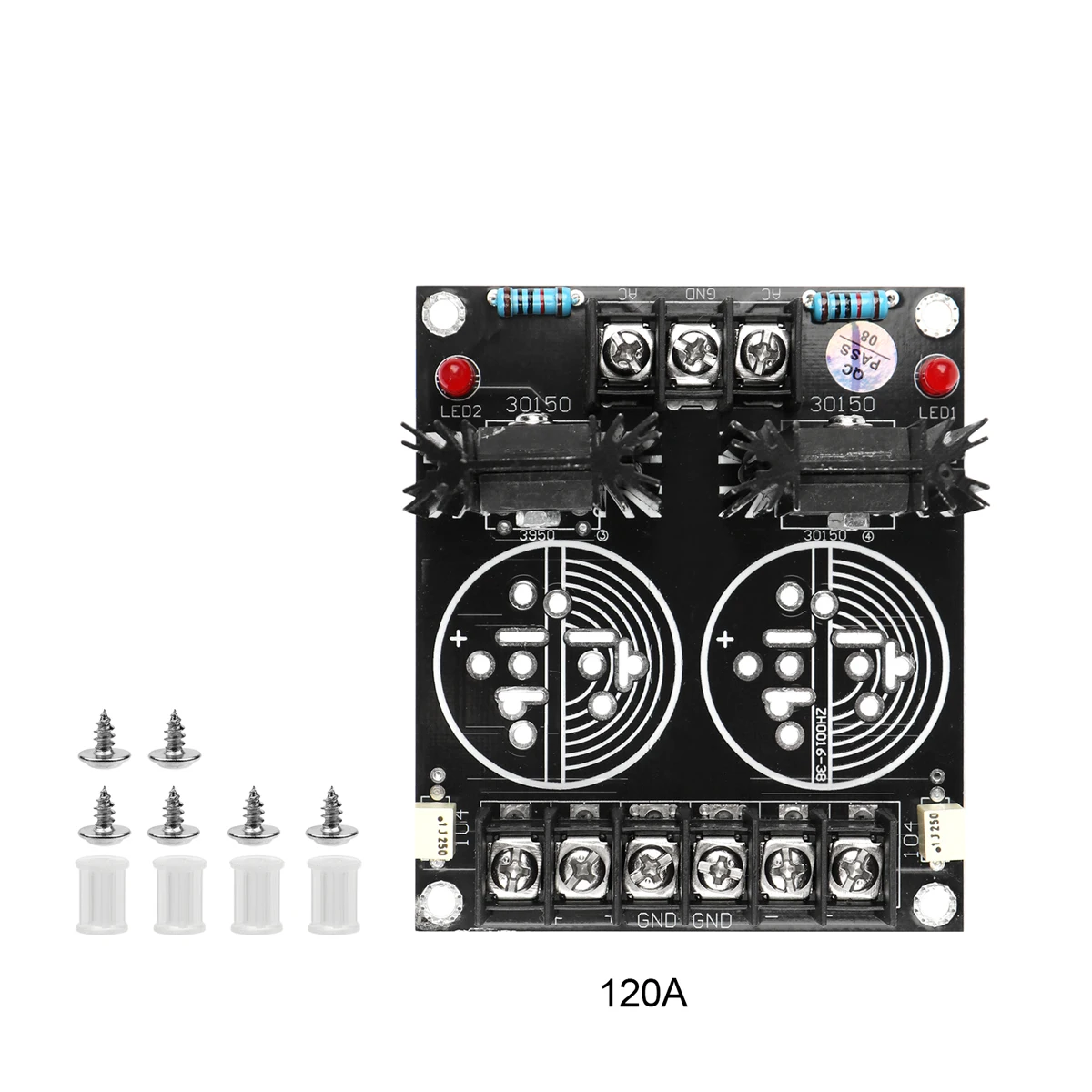 2X MODULO FILTRO Raddrizzatore Un Doppia Alimentazione 6A X2 Scheda Amplifi F6N1 EUR 21,08