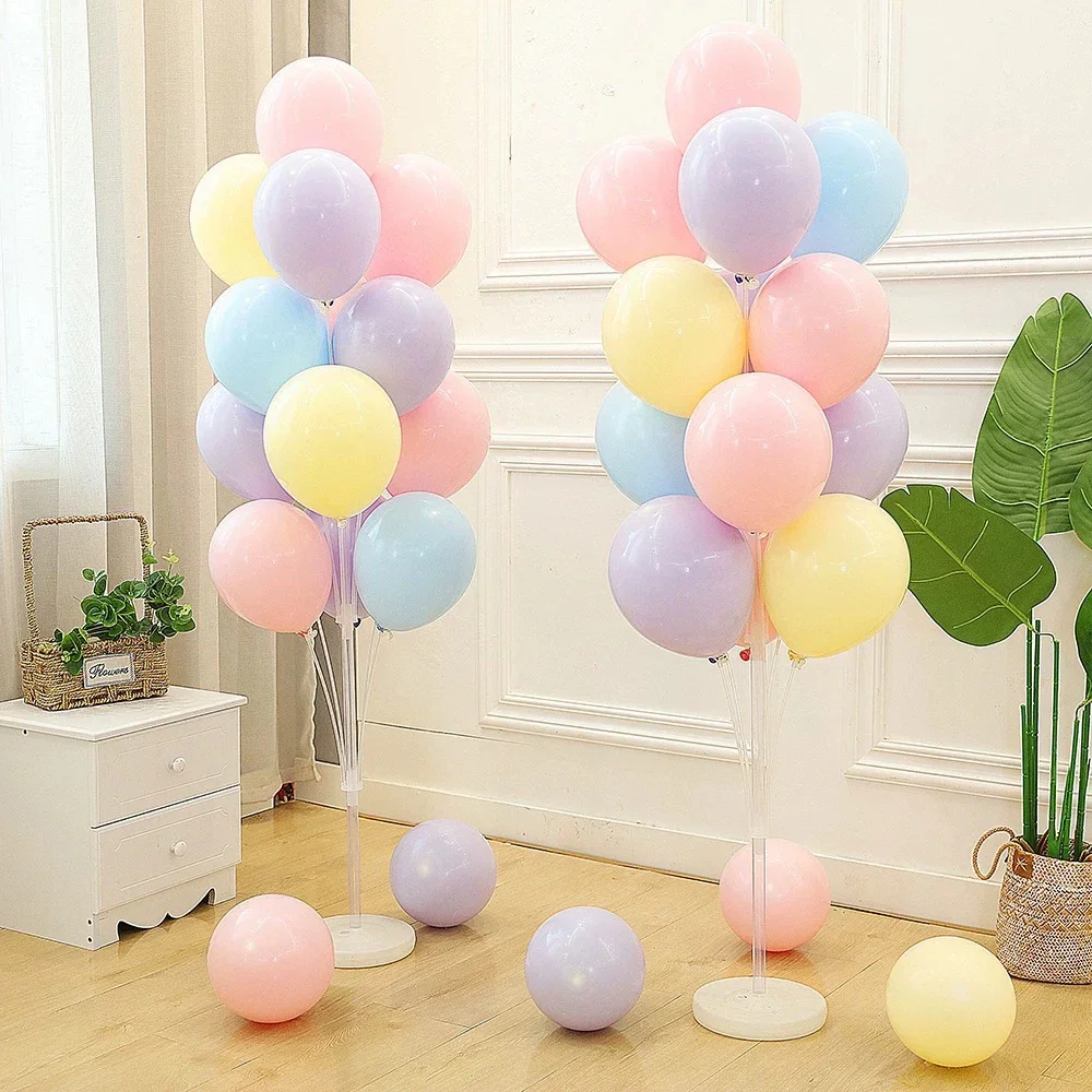 Balloon Stand 2 sets With Base For Wedding Christmas New Year Birthday Graduation Party Decor