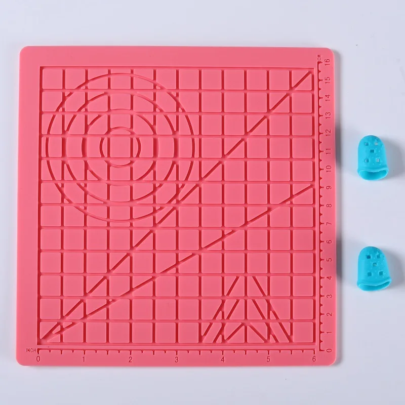 Creative Silicone Design Pad for 3D Printing with Finger Covers for Kids