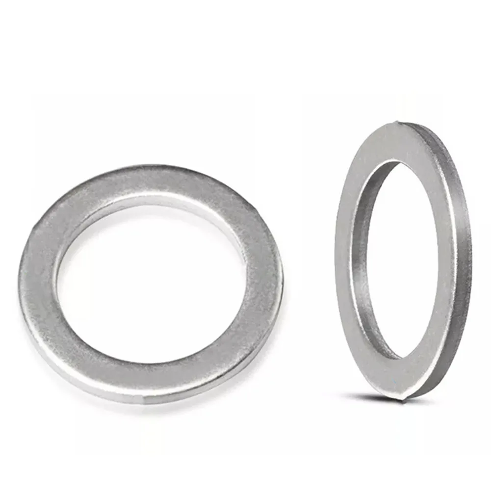 oil drain plug gasket oil drain plug seal washer o ring gasket sealing washers 100Pcs Washer Seal M 14 Aluminum Oil Drain Gasket Sealing O Ring Assortment For MAZDA MERCEDES BENZ SUZUKI