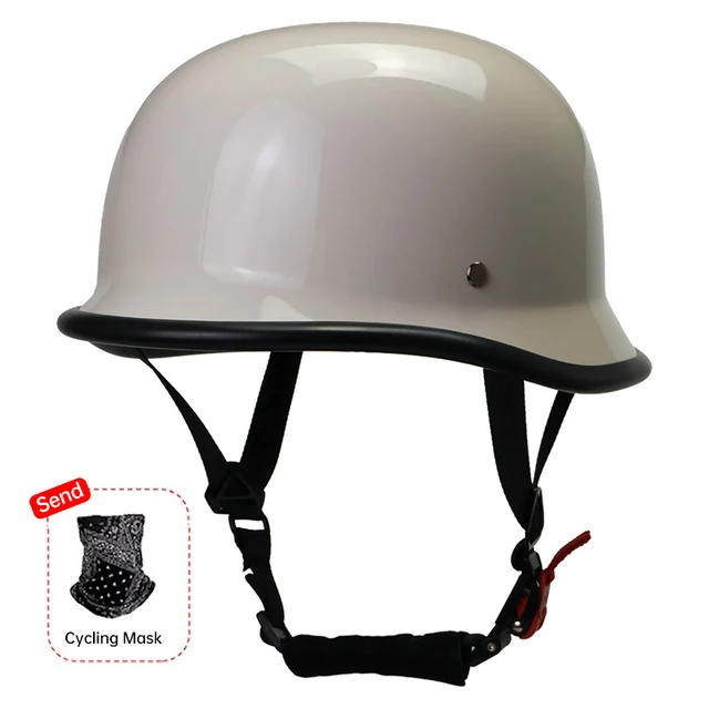 Comfortable Half Helmet Polo Cap Half Shell Open Face Motorcycle Helmet ABS Material Cycling Helmet  - DOT Approved 5
