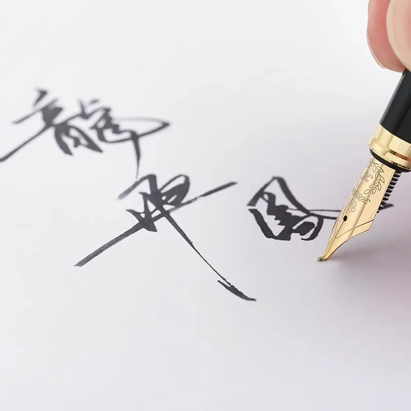 Coffret stylo plume Hero 6006 - Stylo de direction finition mate, stylo professionnel haut de gamme en métal pour adultes, écriture fluide, cadeau idéal pour les enseignants_voghion.com