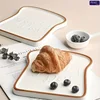 Dessert Bread Plate Ceramic Breakfast Plate for Steak Pasta Sushi Household Kitchen Serving Platter 1