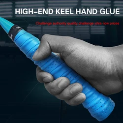 Thicken Badminton Sweatband Punching Anti-Slip Breathable Keel Hand Glue Sticky Tennis Racket Badminton Wrap Soft Tape