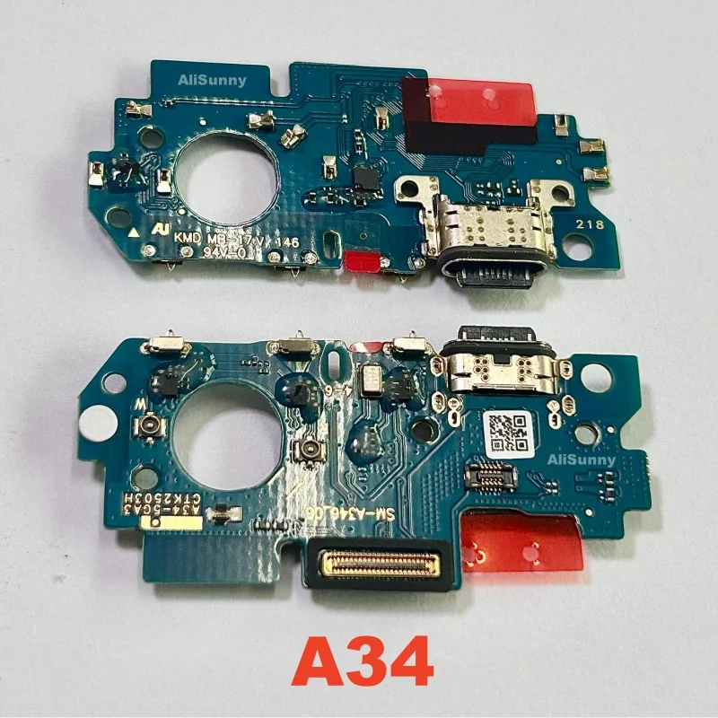 USB Charging Port Board Flex Cable for SamSung A15 A25 A35 A05 A55 A24 A34 A54 A04 A556E A145F A056B A245F