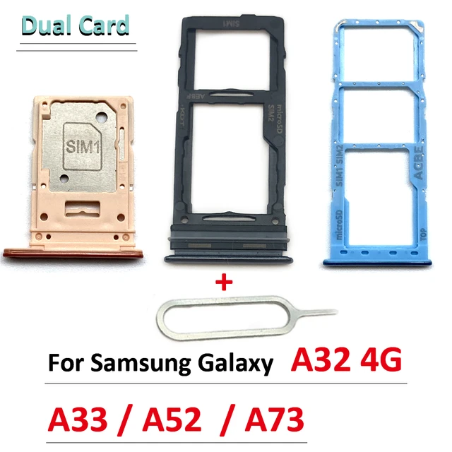 Tarjeta SIM Dual Original, bandeja SD, ranura para Chip, soporte de cajón,  pieza de repuesto para