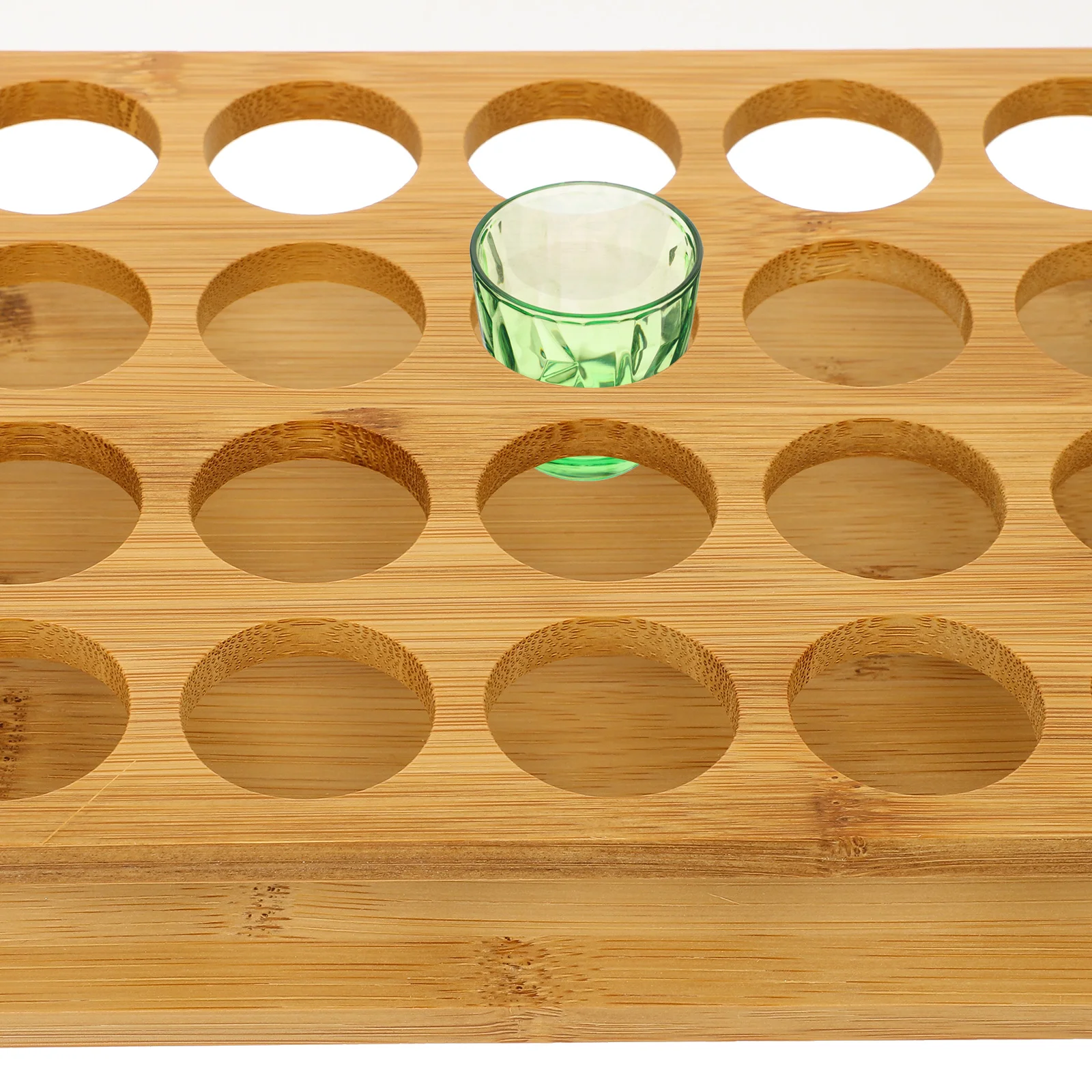 Wood Shot Glasses Holder Tray Small Cups Organizer Whiskey Glass Cups Trays Wine Cup Holder Shot Glass Storage Organizer 4